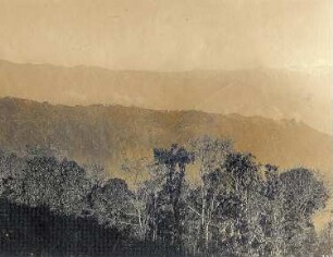 Darjeeling, Indien. Gebirgslandschaft des Kanchenjunga-Massivs
