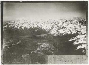 Luftbild der Cordillera Real