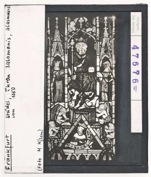 Frankfurt, Städel: Thron Salomos, um 1350