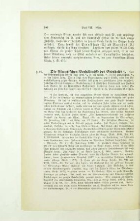 Die klimatischen Verhältnisse des Erdtheils