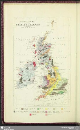 Geological Map Of The British Islands