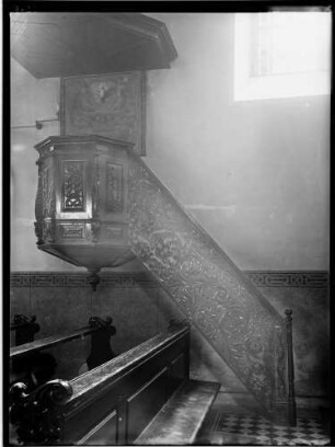 Baden-Baden Klosterkirche Heilig-Grab Kanzel (um 1730)