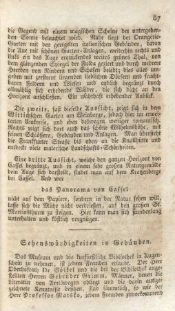 Sehenswürdigkeiten in Gebäuden.