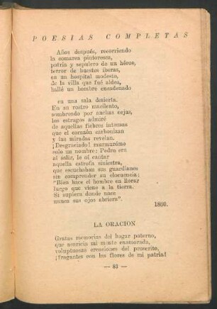 La oración