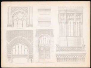 Neue Synagoge, Berlin: Ansichten, Details, Ornamente