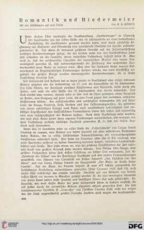 16: Romantik und Biedermeier
