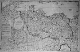 Karte der Provinz Caracas in Venezuela