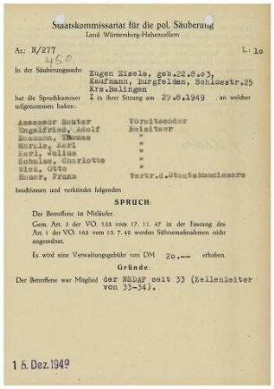 Eisele, Eugen