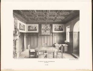 Standesamt an der Fischerbrücke, Berlin: Innenansicht Trauzimmer (aus: Neubauten der Stadt Berlin, Bd. IV, 1905)