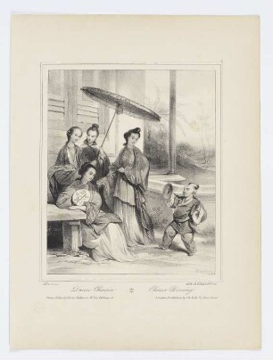 Danse chinoise, Blatt 4 der Folge "Lithographisches Album"
