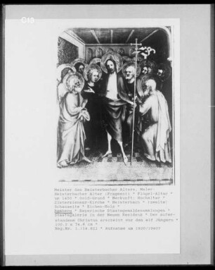 Der auferstandene Christus erscheint vor seinen elf Jüngern