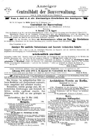 Anzeiger zum Zentralblatt der Bauverwaltung, No. 23