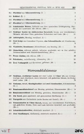 Herrenschlafzimmer (Nr. 427-484)
