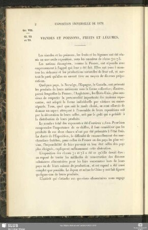 Viandes Et Poissons, Fruits Et Légumes