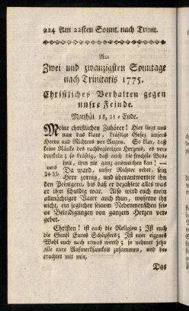 224-232, Meine christlichen Zuhoerer! Hier liegt uns nun das ...
