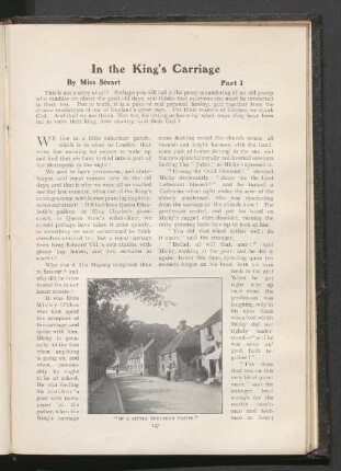 In the king's carriage
