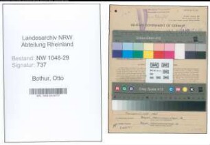 Entnazifizierung Otto Bothur , geb. 28.08.1914 (Beamter)