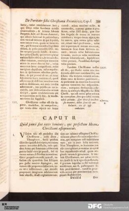 Caput II. Quòd pauci sint inter homines, qui perfectam Ideam, Christiani assequuntur.