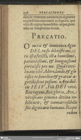 Precatio