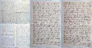 Brief von Anna Hauschild an ihre Tante Ize, Straßburg 24. April 1890