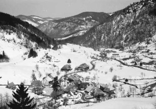 Präg: Prägbachtal mit der Ortschaft Präg