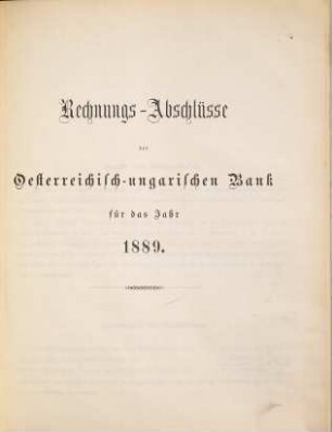 Regelmäßige Jahressitzung der Generalversammlung der Österreichisch-Ungarischen Bank. 12. 1890