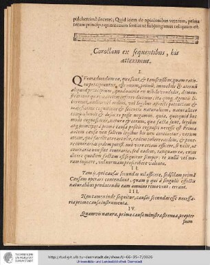 Corollam ex sequentibus, his atteximus.