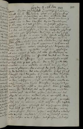Freytag d 26 Jan 1731