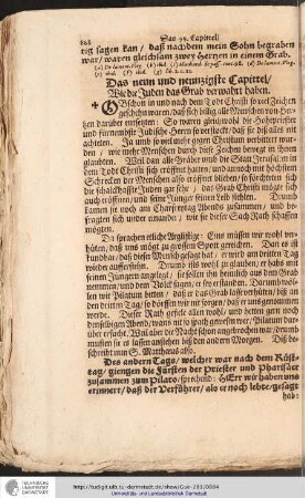 Das neun und neunzigste Capittel