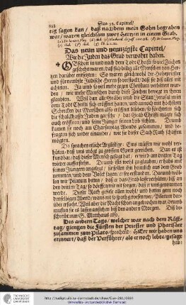 Das neun und neunzigste Capittel