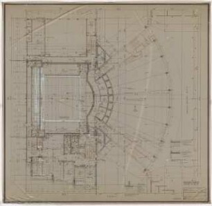 Schauspielhaus, Wuppertal: Grundriss Eingangsgeschoss 1:50