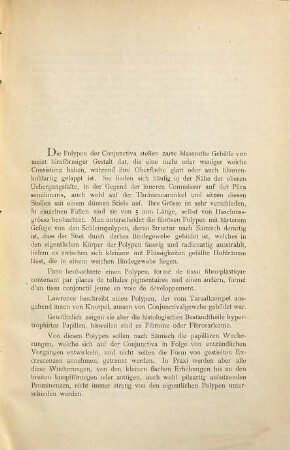 Zur Aetiologie der Polypen an der Conjunctiva : Inaug.-Diss.