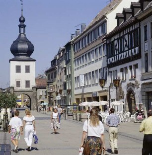 Saalfeld. Blankenburger Tor. Stadtseite von Südosten