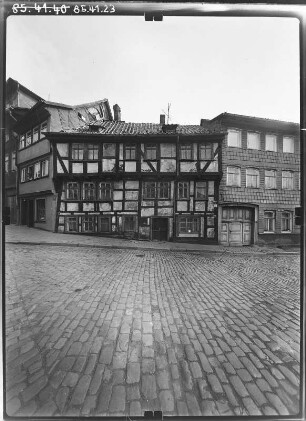 Nordhausen, Barfüßerstraße. Wohnhaus. Straßenfront