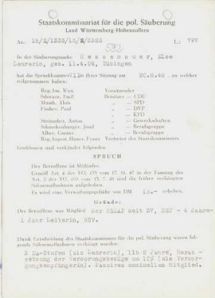 Hessenauer, Else