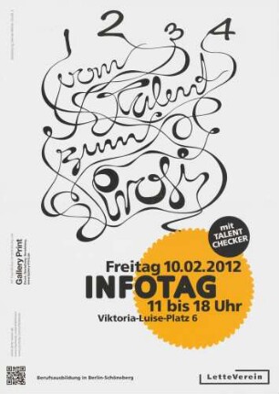 1 2 3 4. Vom Talent zum Profi