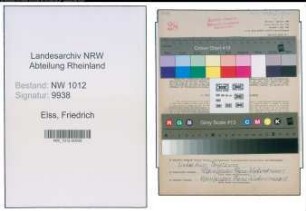 Entnazifizierung Friedrich Elss , geb. 23.10.1884 (Ingenieur)