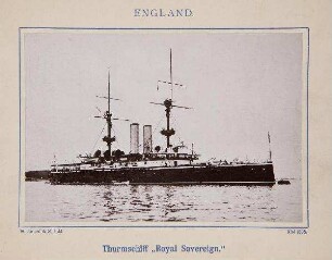 Eröffnung Nord-Ostsee-Kanal - engl. Linienschiff ROYAL SOVEREIGN