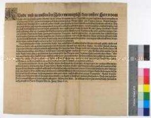 Edikt des Kölner Rats über die Aufnahme von Auswärtigen und Handwerksgesellen in die Gaffeln
