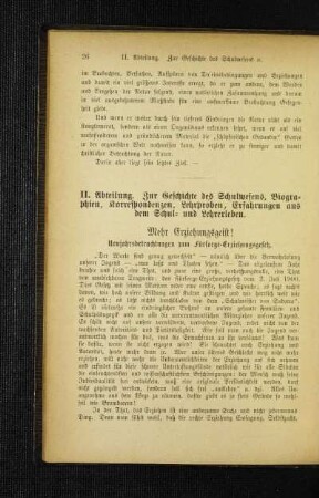 Mehr Erziehungsgeist! : Neujahrsbetrachtungen zum Fürsorge-Erziehungsgesetz