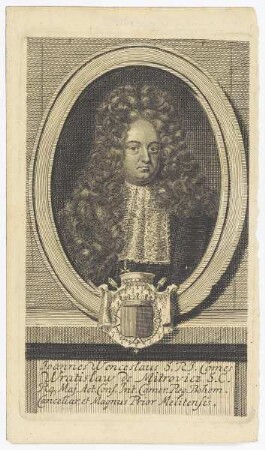 Bildnis des Joannes Wenceslaus Wratislaw de Mitrovicz