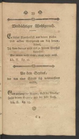 Verdächtiger Wohlgeruch