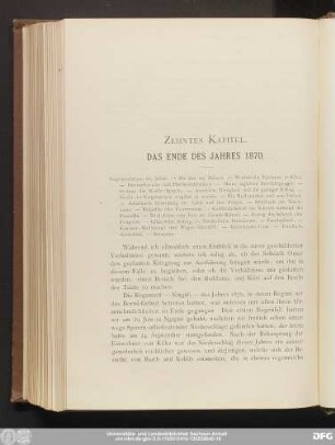 Zehntes Kapitel. Das Ende Des Jahres 1870.