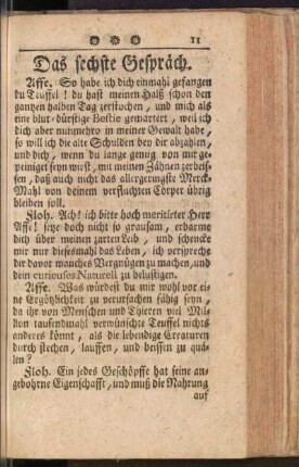 Das sechste Gespräch