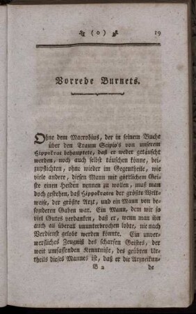 Vorrede Burnets.