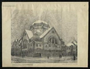 Tafel 39: Wettbewerb für die Synagoge in Düsseldorf