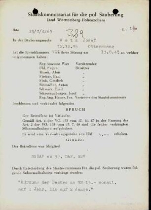 Wetz, Josef