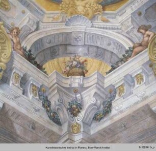 Innendekoration mit Scheinarchitektur