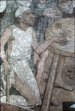 Drei Szenen aus der Legende des heiligen Laurentius