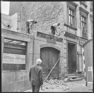 Bauarbeiten in der Behaimstraße
